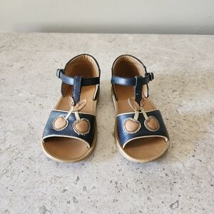 Pom D'Api Leather Cherry Sandals